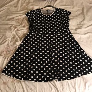 Plus size Polka dots Skater rockabilly dress